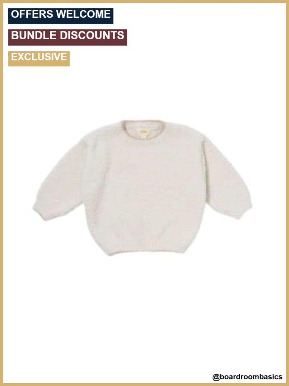 7AM Enfant Unisex Baby Sweater Long Sleeve Fuzzy Toddler Sweatshirt